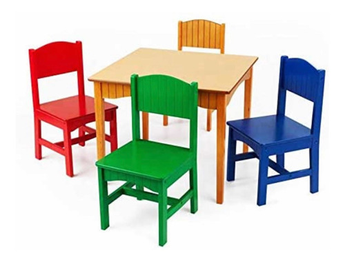 Set De Mesa Con 4 Sillas Kidkraft