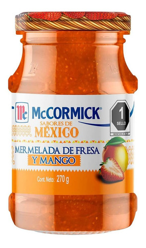 Mermelada Mccormick De Fresa Y Mango 270g