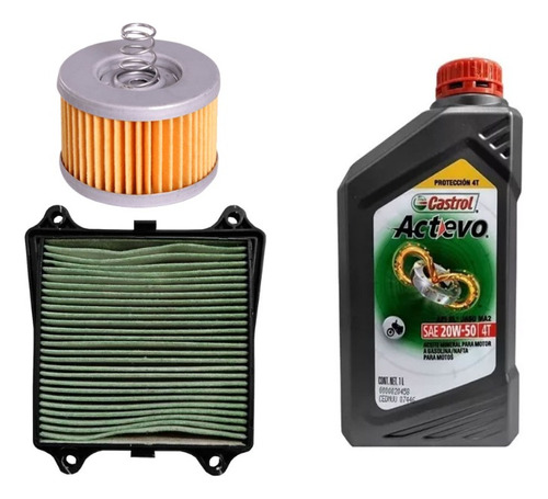 Kit Service Aceite Castrol Rouser 160 Ns Bajaj El Tala 