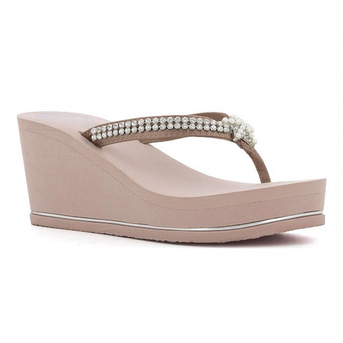 Sandalia Flip Flop Guess Mujer Cristales 100% Original Nueva