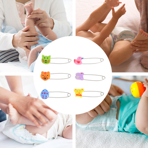 Alfileres Para Pañales De Bebé Para Adultos, Acero Inoxidabl