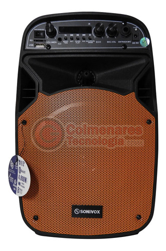 Cabina De Sonido Recargable Parlante Pro Sonivox Vs-ss1862