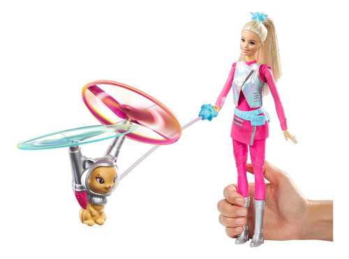 Barbie Dlt22 Star Light Adventure Muñeca De Barbie Y Gato .