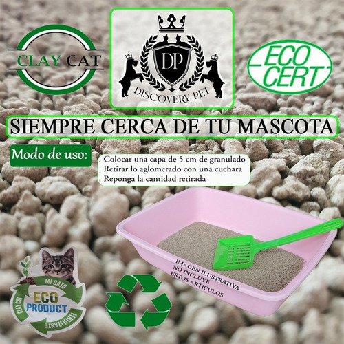 Piedra Sanitaria Para Gatos Reutilizable Ecologico Natural