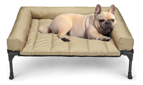 Cama Elevada Para Perros Veehoo, Con Cojín Impermeable, Cwc2