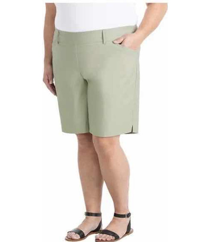 Bermudas O Shorts Para Mujer Hilary Radley Xxl Verde Salvia 