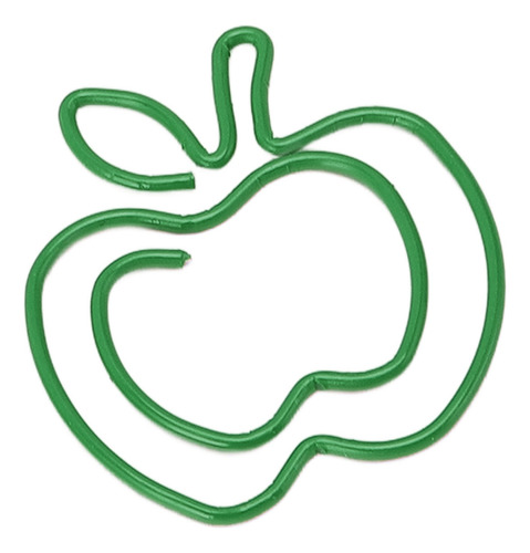 Clip Decorativo Para Papel, 100 Unidades, Con Forma De Fruta