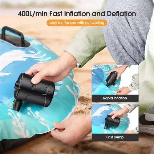 Nuevo Bomba De Aire Portátil Recargable Por Usb Con