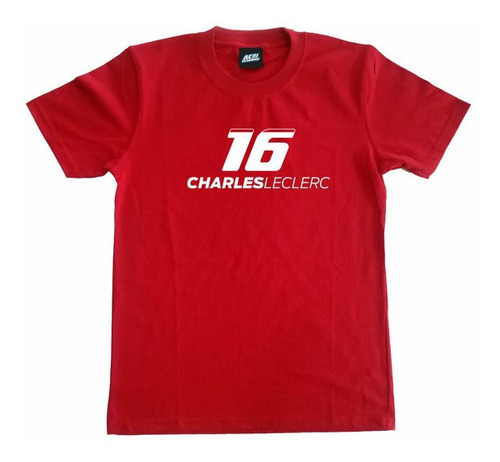 Remera F1 Eco Ferrari 2021 - Charles Leclerc