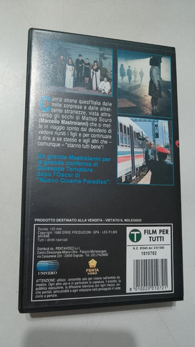 Stanno Tutti Bene Giuseppe Tornatore Vhs Original Italiano (Usado)