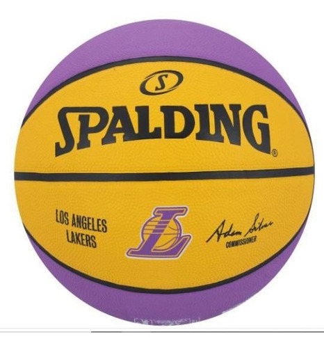 Bola De Basquete Spalding Nba Time Los Angeles Lakers