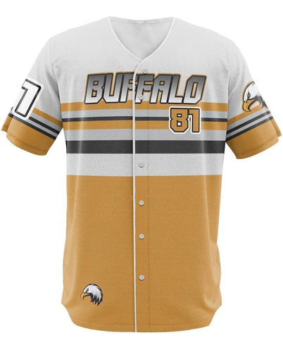 Camisa Jersey Baseball Buffalo Beisebol Baseball