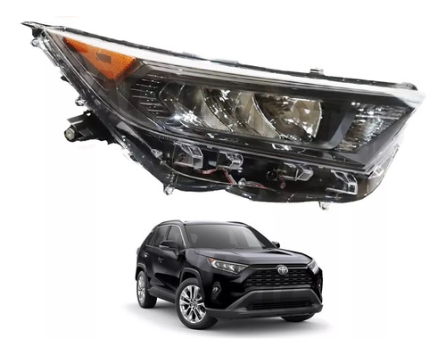 Foco Optico Led Derecho  New Rav4  2020 2021 2022 2023