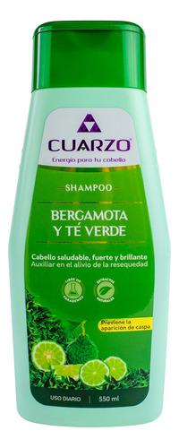 Shampoo Bergamota Y Té Verde Resequedad Cabello Fuerte