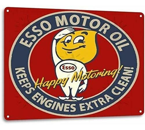 Señales - Srongmao Esso Motor Oil Garaje Motor Gas Station A