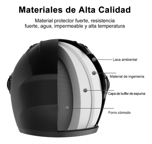 Casco Abatible Con Lente Y Gafas Polarizadas