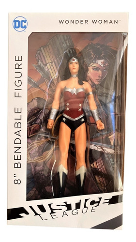 Figura Posable Justice League Wonder Woman 20.3 Cms 