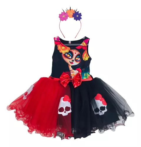 Comprar Disfraz de Catrina Vestido Negro - Disfraces Halloween Mujer