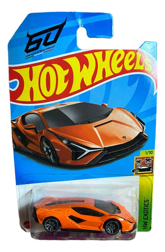 Hot Wheels Lamborghini Sian Fkp 37 Exotics 1/10 