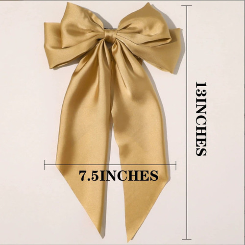 ~ 2024 Pinzas For El Cabello Con Lazo Grande De 8 Pulgadas