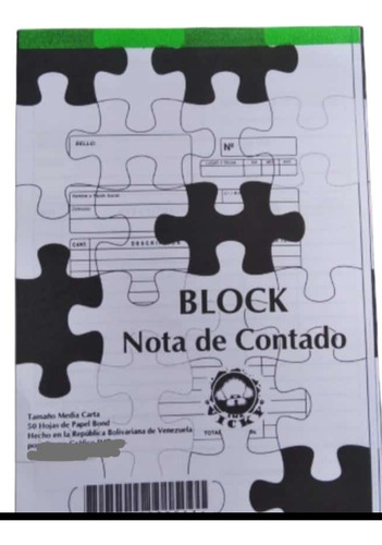 Block De Nota De Contado Packs 4