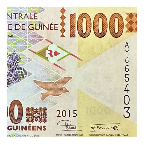 Guinea Republica 2015 - Africa - 1.000 Francos - Unc