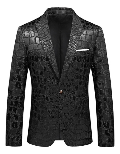 Blazer Platini Satinado Coco Negro Buchon