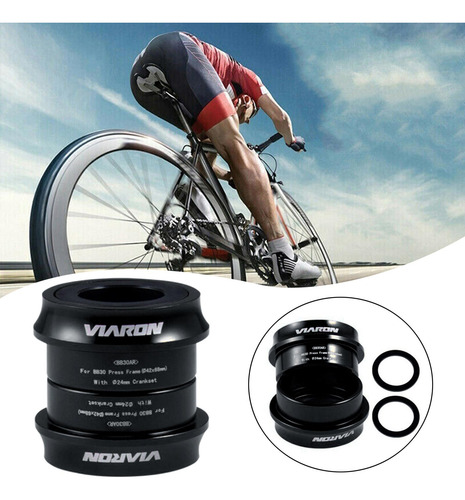 Eje De Pedalier De Bicicleta Bb30 / Pf30 Bb30ar Negro