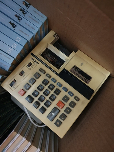 Calculadora Casio Fr-120 Funciona, Carrete Roto Ver Reparar