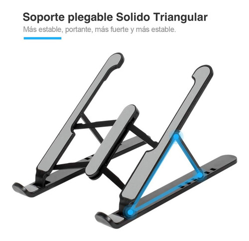 Imagen 3 de 8 de Soporte Base Notebook Tablet Plegable Escritorio Home Office