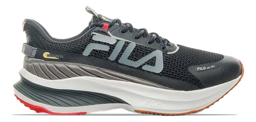 Zapatillas Fila Progress Hombre Negro On Sports