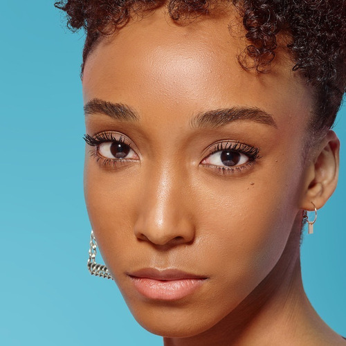 Máscara De Pestañas L'oréal Paris Air Volume Mega Color Negro Waterproof