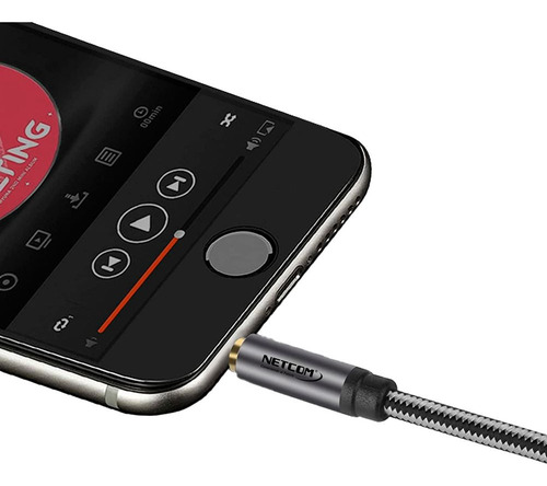 Cable Extensión De Audio Plug A Jack 3.5mm Trs Netcom 1.8 M