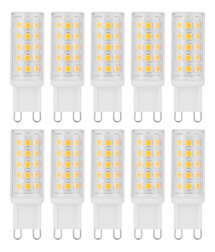 Bombilla Led, 10 Unidades, Base G9, 4 W, 54 Led, Bipin, Para