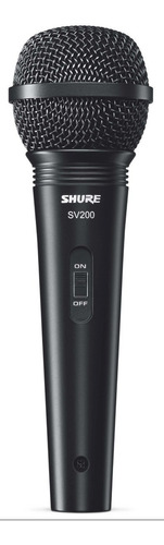 Shure Sv 200 Microfono Mano Dinamico Interruptor Cable Dj