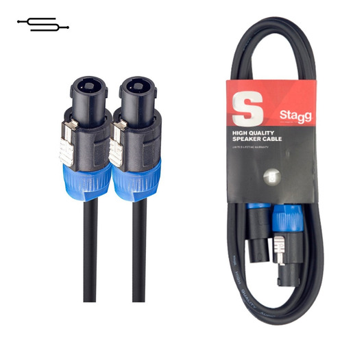 Cable Para Parlante Speakon 10 Metros Stagg Ssp10sp15