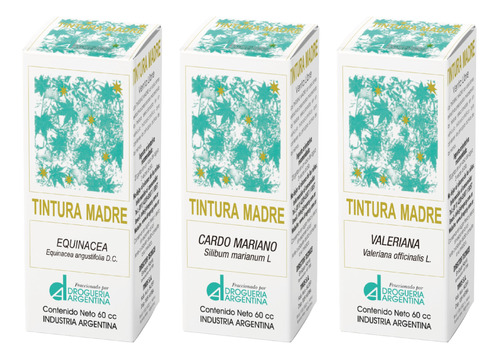 Tintura Madre Drogueria Argentina 60ml Linea Completa