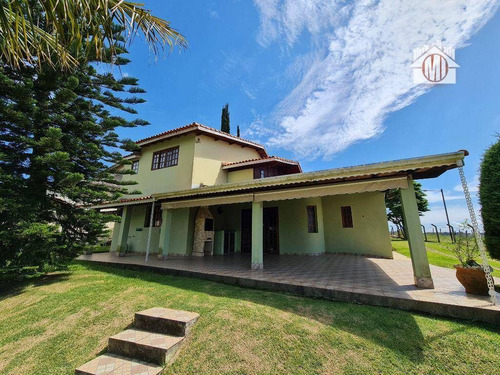 Imagem 5 de 24 de Linda Chácara Com 04 Quartos, Pé Direito Alto, Paisagismo, Excelente Bairro, Piscina À Venda, 1000 M² Por R$ 485.000 - Zona Rural - Pinhalzinho/sp - Ch0484