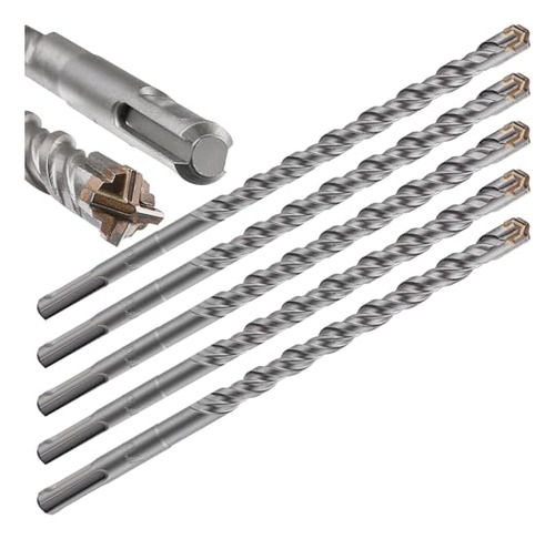 Wensilon Concrete Drill Bit 5pcs 7/16  X 8 -6  Cross-type Do