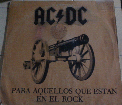 Ac Dc Lp For Those About To Rock 1981 Vinilo De Epoca Impeca