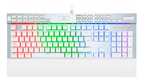 Teclado Gamer Redragon Yama K550 Blanco Mecanico Mexx 1