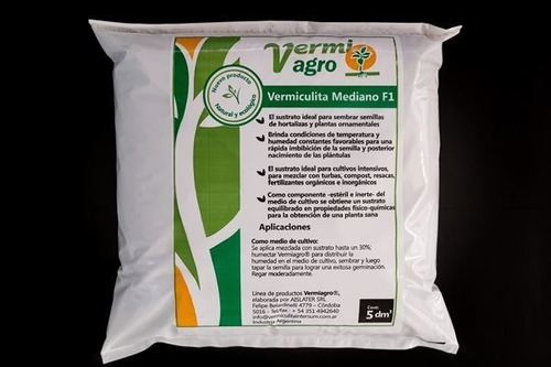 Vermiculita Vermi Agro De 5 Dm3. Cultivo Sustrato