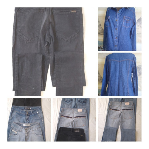 Pa56 Pantalon (3)camisa(1) De Jeans Talles 3/30/38/42 $ 2400