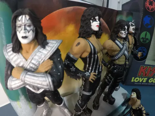 Kiss Love Gun Mcfarlane Deluxe Boxed Edition Bonecos (usado Kiss Love Gun Mcfarlane Deluxe Boxed Edition Bonecos (usado