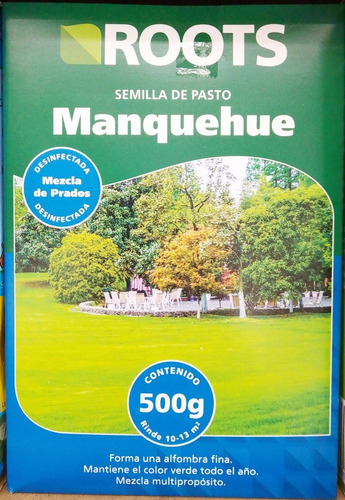 Semilla Pasto Cesped Manquehue Premium 500gr