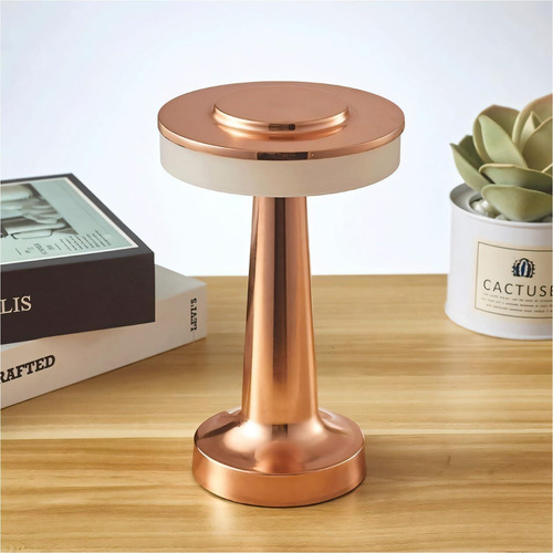 Lámpara De Mesa Led Portátil Táctil 3 Niveles Temperatura Co