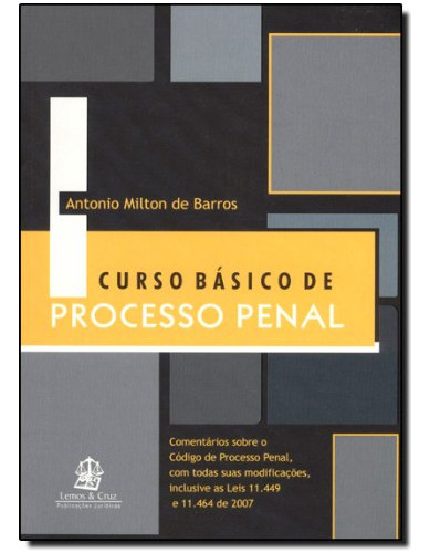 Libro Curso Basico De Processo Penal De Jose Aristodemo Pino