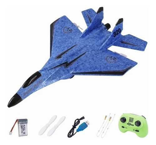 Lazhu Rc Plane 2.4g 2ch Remote Control Ready Plane