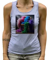 Comprar Musculosa Mujer Show Plumas Boas Cabaret C1