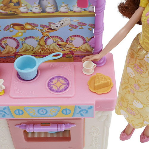 Imagen 5 de 6 de Disney Princess - Cocina Real De Bella, Incluye Una Muñeca